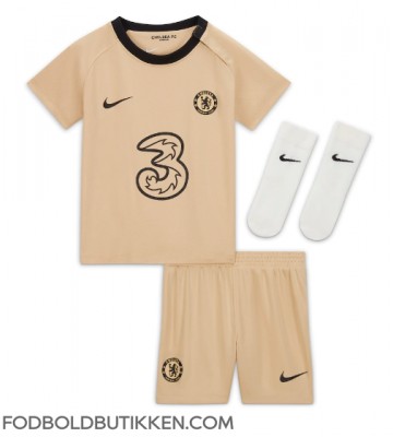 Chelsea Jorginho #5 Tredjetrøje Børn 2022-23 Kortærmet (+ Korte bukser)